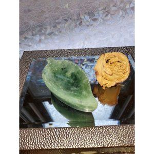 4.5" flourite carved petal bowl